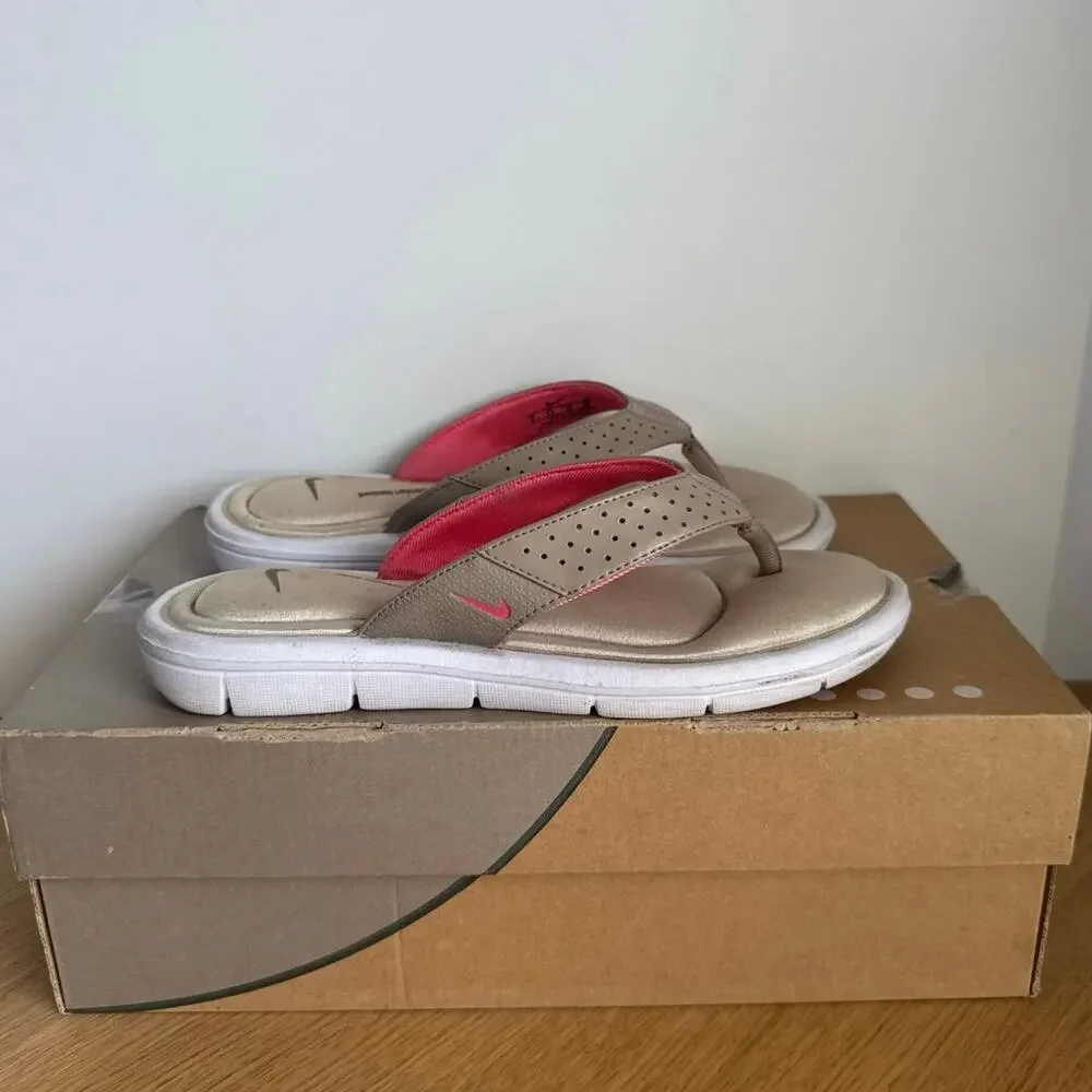 Nike Ultra Comfort Footbed Women Slides Flip Flops- SZ 8